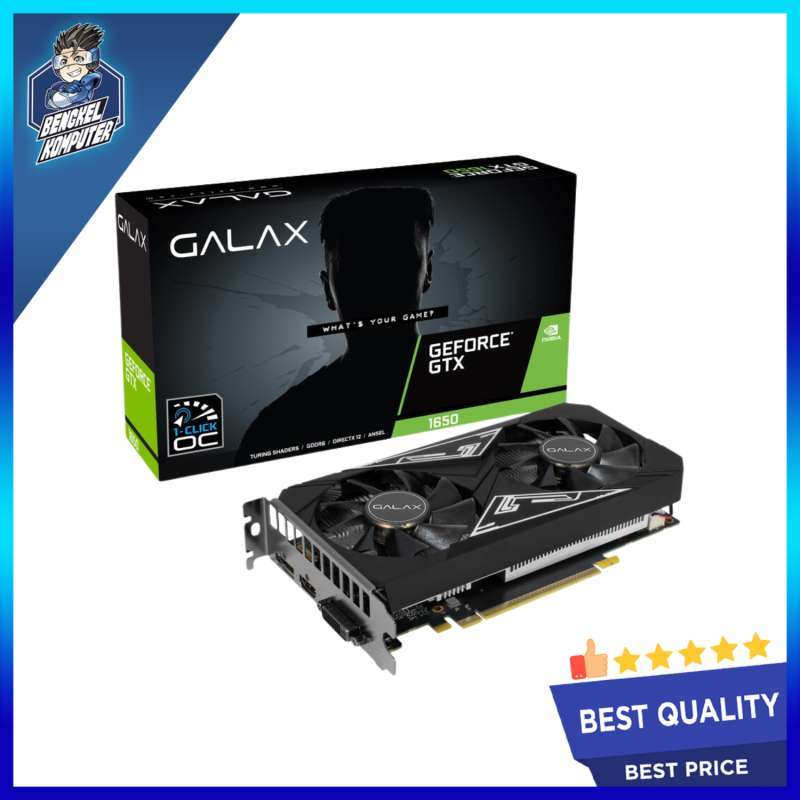 Jual VGA Galax Gtx 1650 4gb Gddr6 Di Seller Bengkelkomputerptk