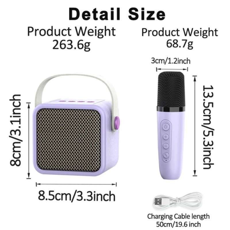 Jual Zola Speaker Microphone Bluetooth Karaoke Set Mini Full Bass ...