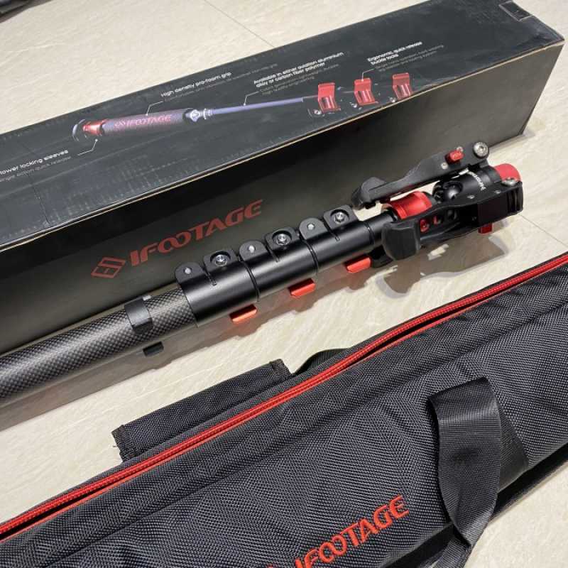 Jual Ifootage Cobra 2 C180 Ii Carbon Fiber Modular Monopod Black Red
