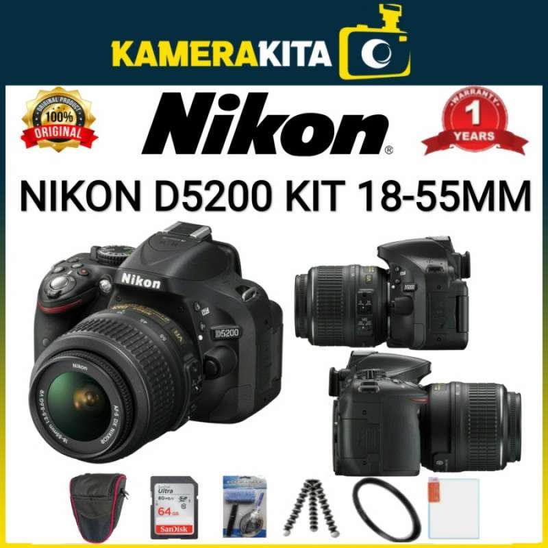 Jual Nikon D5200 Kit 18-55mm / Kamera Nikon D5200 Kit 18-55mm - Varian ...