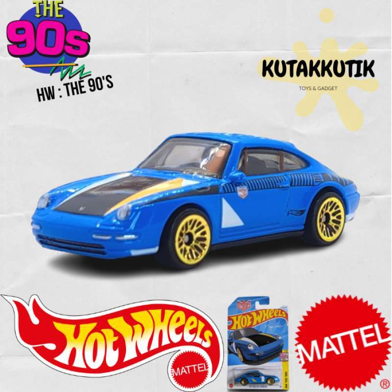 Hotwheels Mobil Balap Sedan Sport 96 Porsche Carrera Biru Urban Outlaw Lot  K 2024 HW The 90S