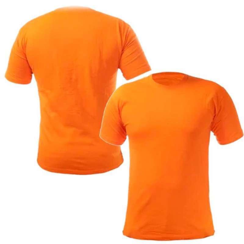 Jual Kaos Polos Dewasa Warna Oranye Cotton Combat 30s Di Seller