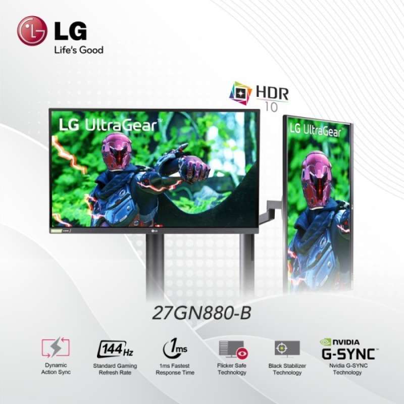 G Sync Lg 144 27 Lg Ultragear Monitor G Sync 144hz Murah Monitor