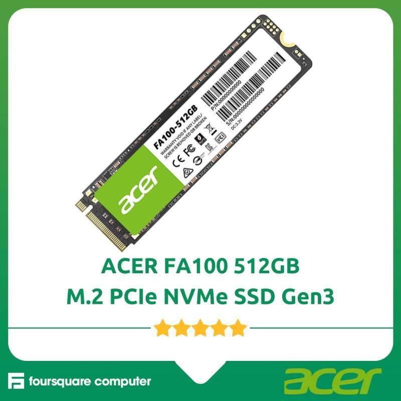 Jual Acer Fa100 Ssd Nvme 512gb Pcie Gen3 Di Seller Foursquare