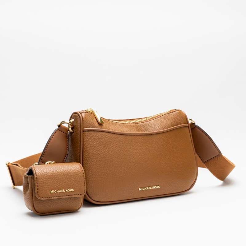 Promo Michael Kors Jet Set Medium Crossbody Bag With AirPods Case