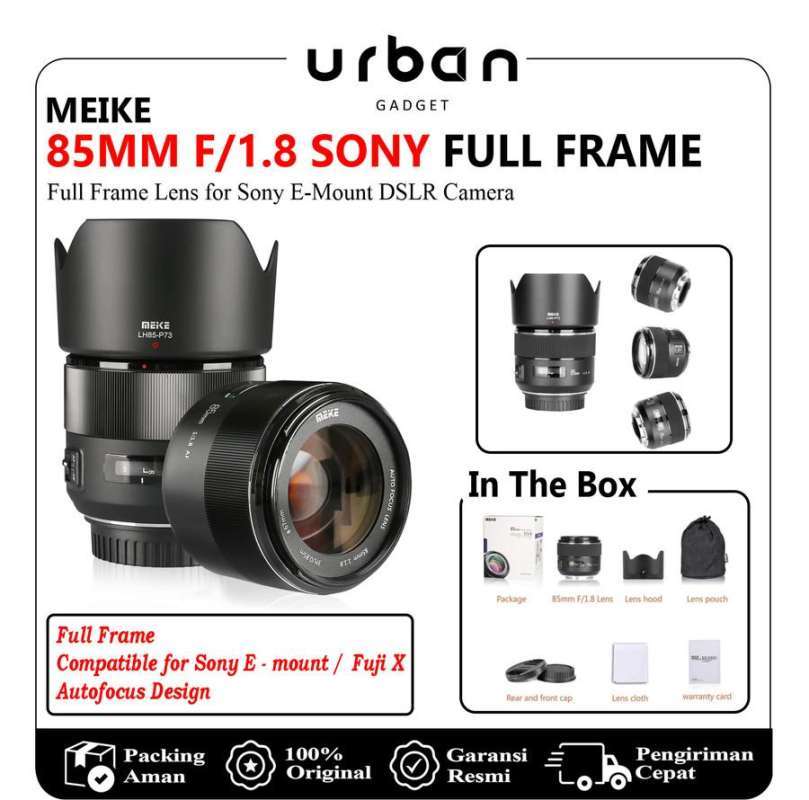 Jual Meike 85mm Auto Focus Stm Full Frame Portrait Lens For