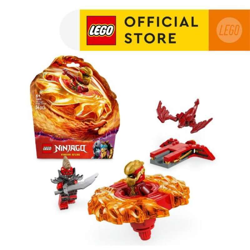 LEGO Ninjago 71823 Kai's Dragon Spinjitzu Spinner (54 Pieces) Ninja Toys (6  Tahun+)