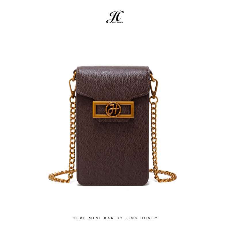 Jims Honey Tere Mini Bag Mini Bag Tas Sling Bag Wanita Brown