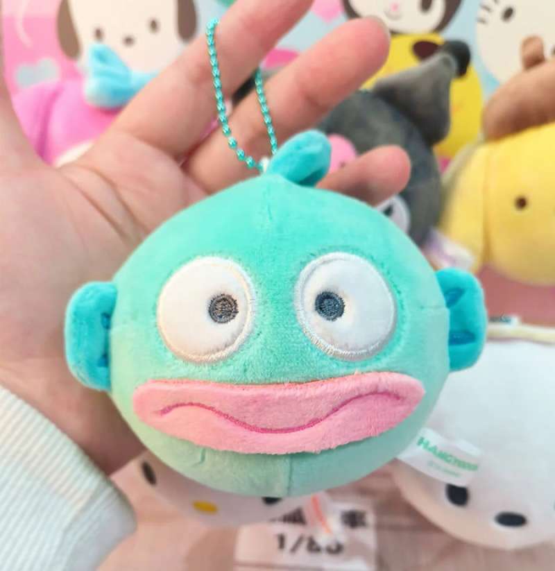 Sanrio Soft Mochi Plush Squishy Charm Moetch Selected and Blind Box, Warna  Hangyodon