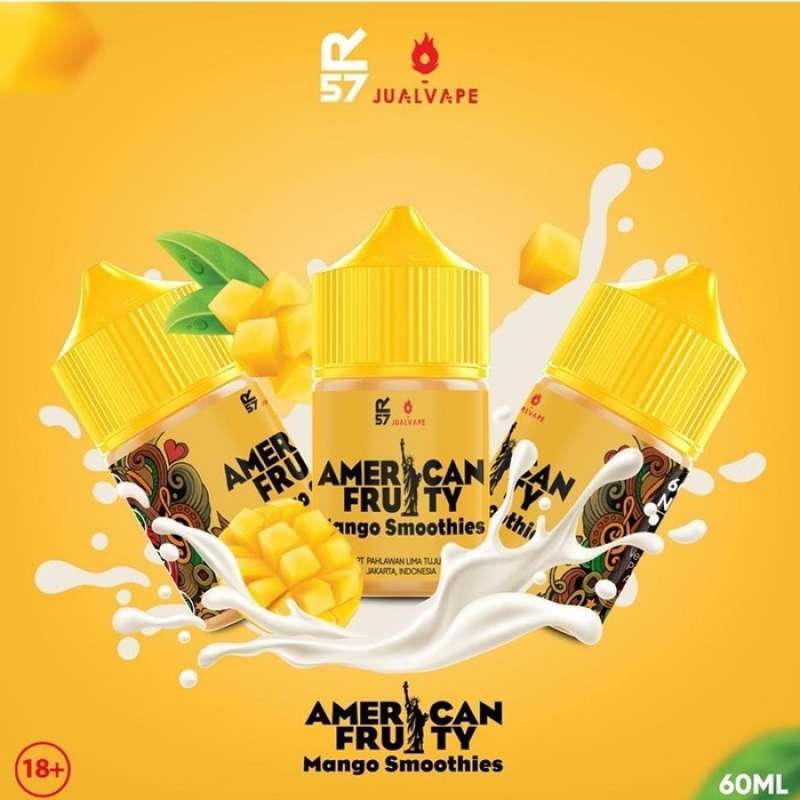 R57 American Fruity Mango Smoothies 60ML by Hero57 x Jual Vape Liquid AF