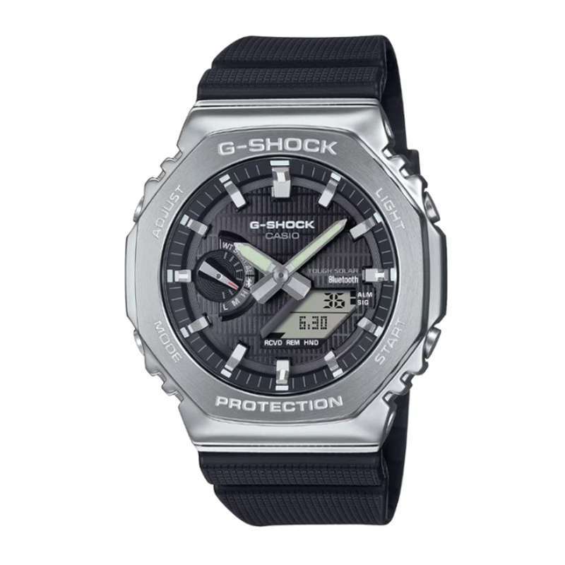 Casio G-Shock GBM-2100-1ADR Silver Black Rubber