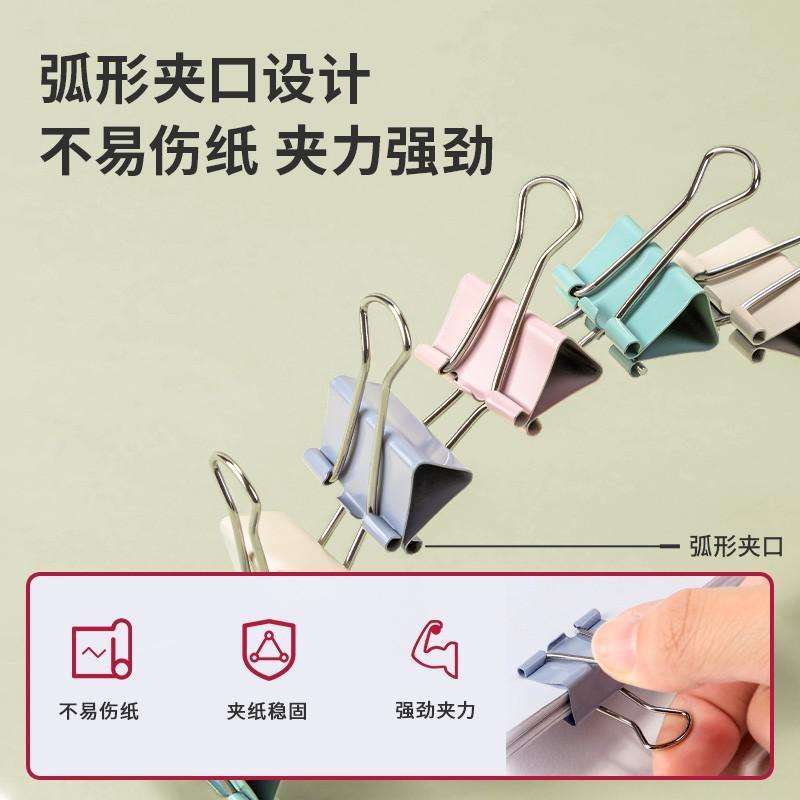 Jual Deli Binder Clip Klip Binder Penjepit Kertas Warna Pastel