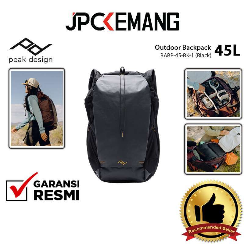 Promo Jpc Kemang Peak Design Outdoor Backpack 45l Camera Bag Peak