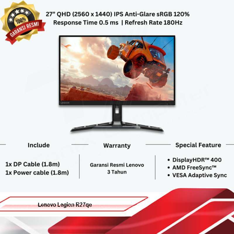 Lenovo ゲーミングモニター 27インチ G27qe-28 Lenovo G27qe-28 (27型