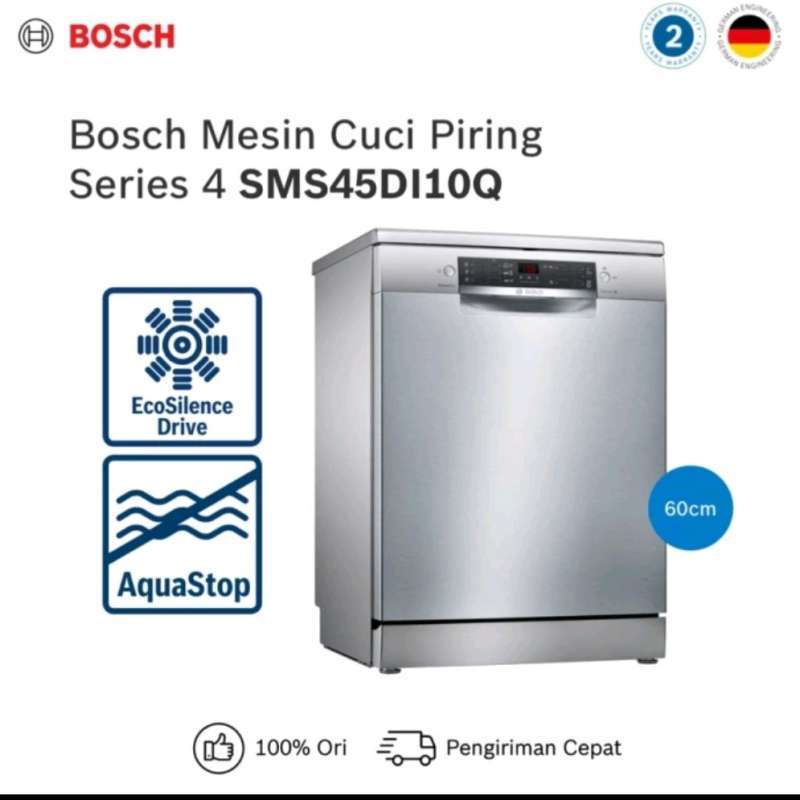 Promo Bosch Dishwasher Sms45di10q 60 Cm Diskon 1% Di Seller