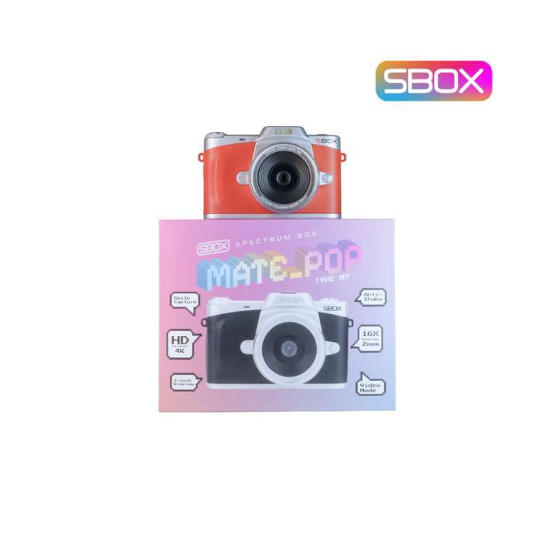 Jual Sbox Mate Pop M7 Digital Camera 4k Ultra Hd Macro Lens