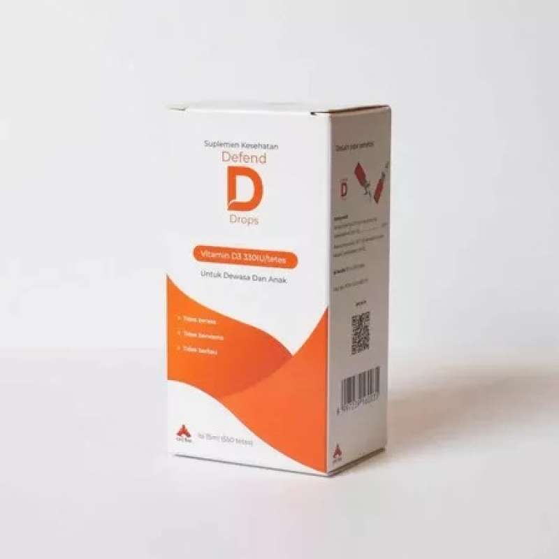 Jual Defend D Drops Vitamin D3 Tetes Untuk Bayi / Anak/dewasa 330iu ...