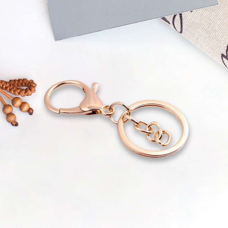 OEM SK-C1276 Gantungan Kunci Model Lobster Clasp Cincin Rantai Mini  Keychain Gantungan Kunci Ring Aksesoris Tas Motor Mobil Serbaguna