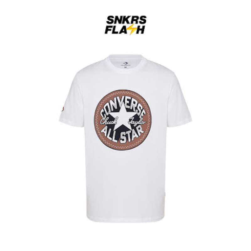 Kaos Lengan Pendek Pria CONVERSE PATCH REMIX TSHIRT WHITE MT5104102