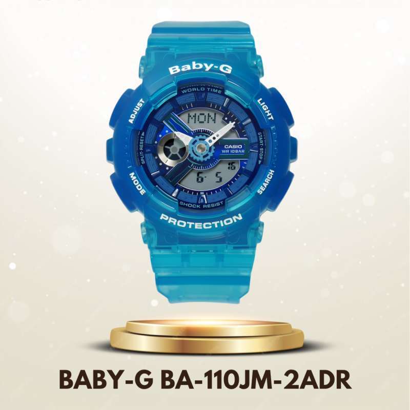BABY-G BA-110JM-2ADR Jam Tangan Wanita Casio Baby-G Analog Digital  Original