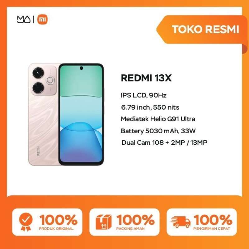 Redmi 13X／8＋256GB／silk gold／SIMフリー／グローバル Redmi 13X／8＋256GB／silk gold／SIMフリー／グローバル Redmi