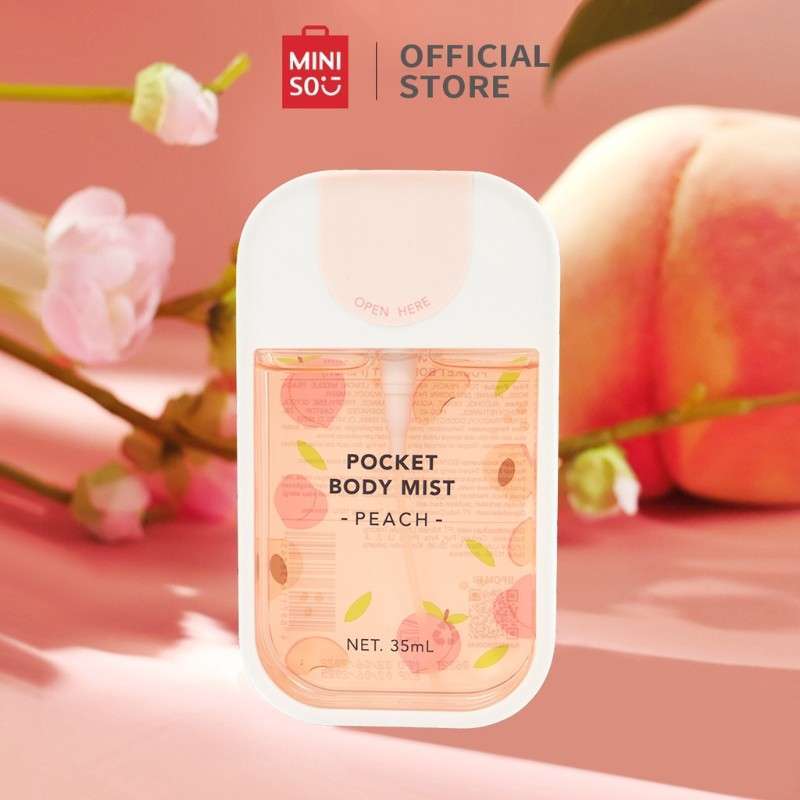 Promo Miniso Body Spray Pocket Body Mist 35ml Parfum Wanita Saku