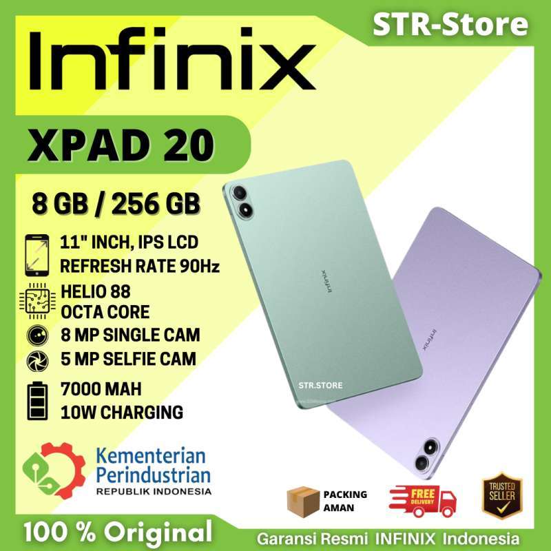 Tablet INFINIX XPAD 20 8 untuk Produktivitas dengan RAM 8GB, Layar 11, dan Garansi Resmi 1 Tahun. Ideal untuk Pengguna Muda dan Profesional