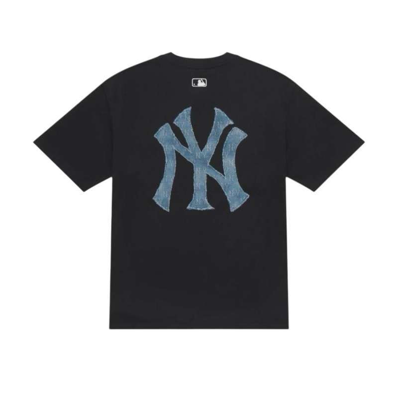 Jual Mlb Ny Yankees Denimlike Monogram Big Lux Black 100