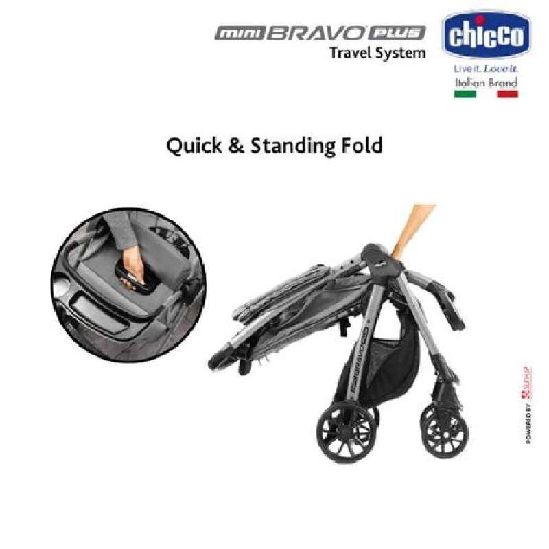 Promo Chicco Mini Bravo Plus Travel System Stroller Car Seat