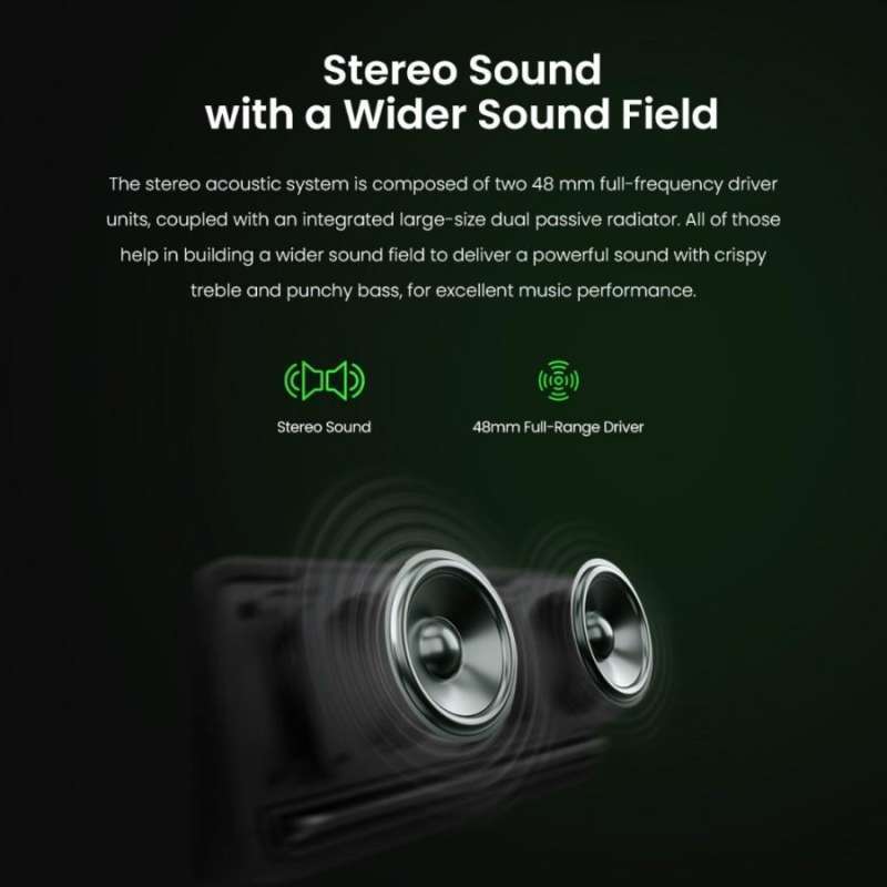 Speaker Portable EDIFIER MP230 Portable Bluetooth Speaker Desain Retro Dual  Driver Full-Range 48mm RMS 20w 2600mAh Bluetooth AUX USB-C Micro