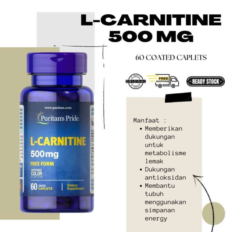 Jual Puritans Pride L Carnitine 1000 Mg Terbaik Mei 2026 - Harga Murah &  Gratis Ongkir