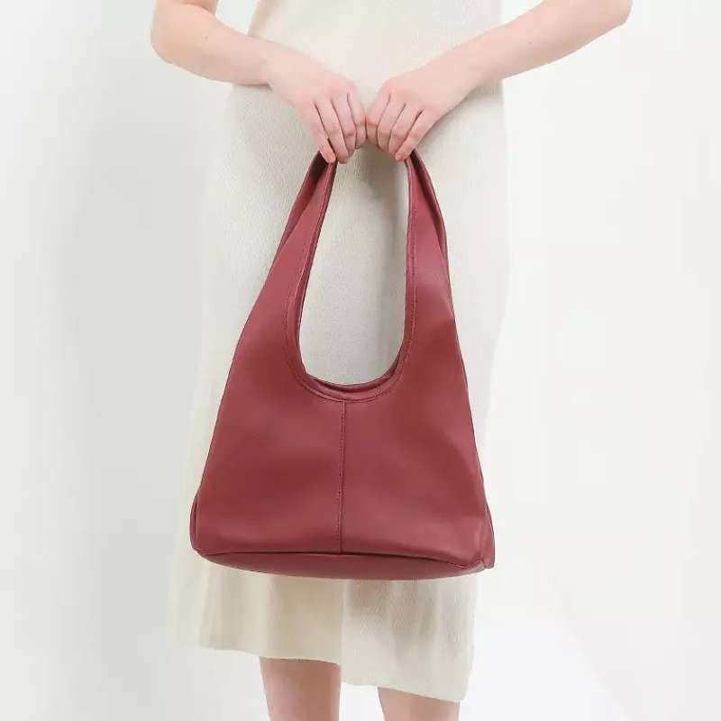 Yara Hobo Bags Wanita untuk Tas Kuliah dan Tas Kerja Model Shoulder Bag  Maroon