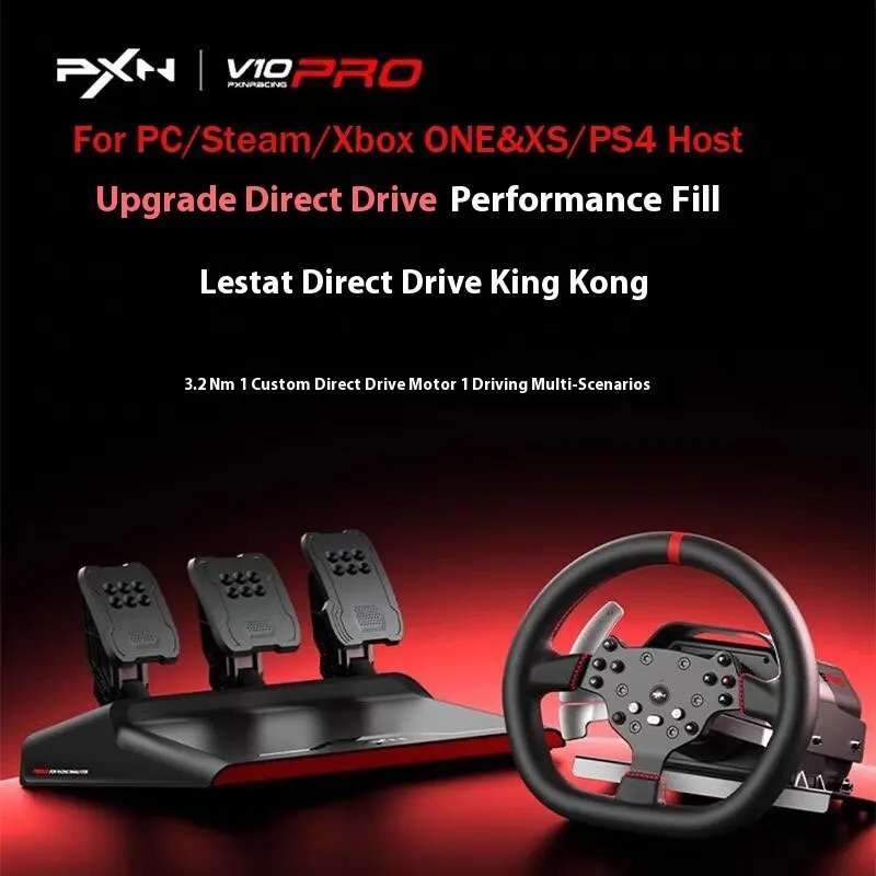 Jual Pxn V10 Pro Direct Drive Racing Simulator Game Steering Wheel For ...