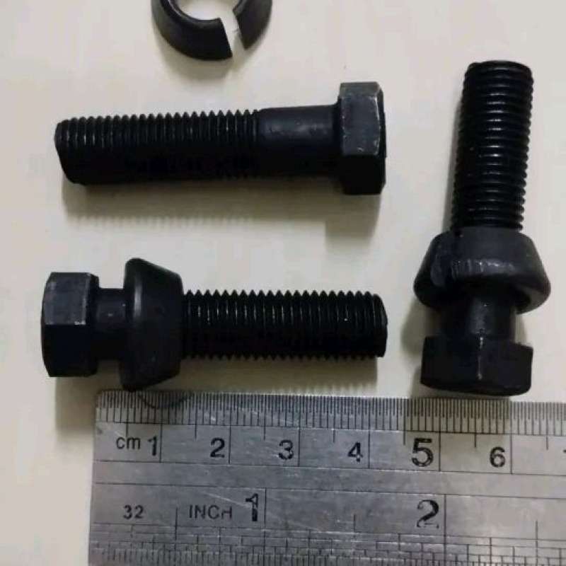 Jual ( 1biji ) Baut Nap Rino Baja Langsungan Baut As Roda Rino 14b ...
