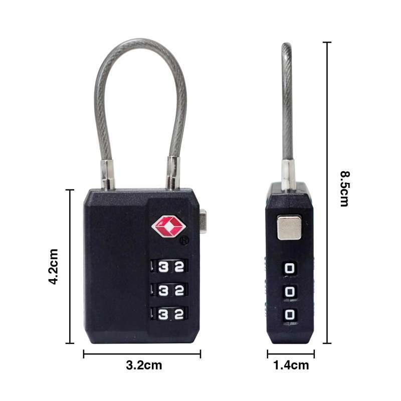 Promo Kenmaster Gembok Koper 32 Mm - Tsa Km-307 / Gembok Tas / Gembok ...