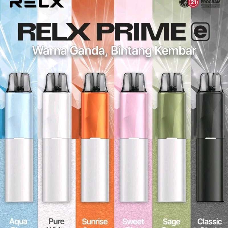 Jual Relx Prime E 35W 800mah Bundling Liquid 15ml Bundle Pod Pods Di Seller  Vapesis - Kalideres, Kota Jakarta Barat | Blibli