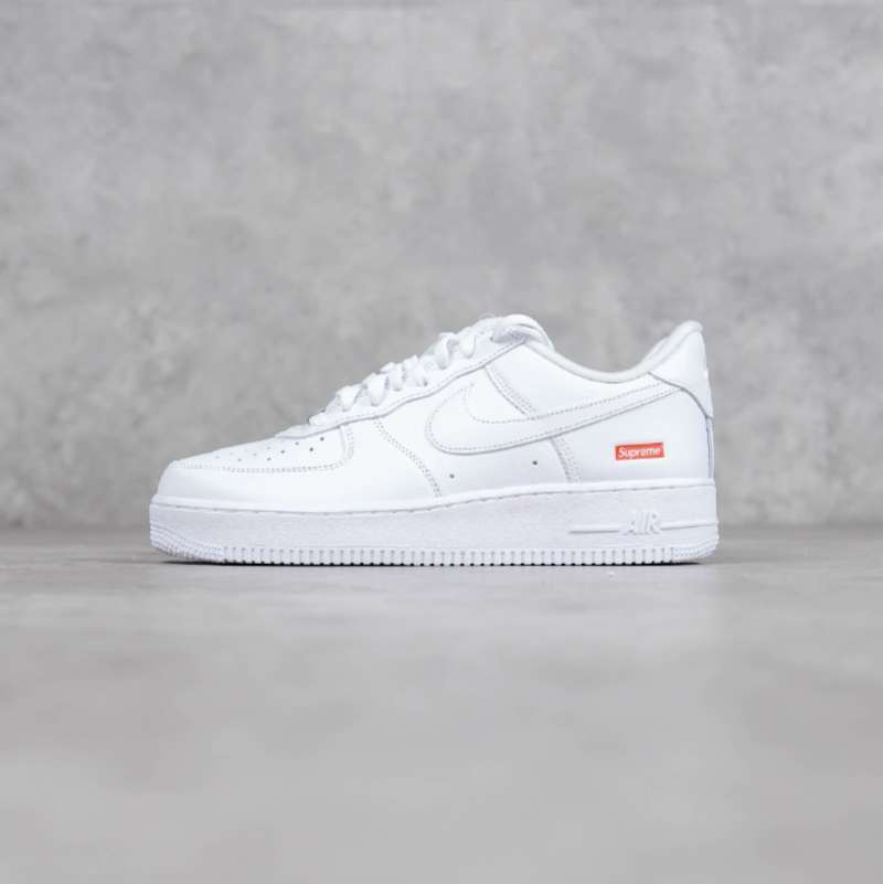 Sepatu Nike Air Force One Low Supreme White Nike Sportswear Nike