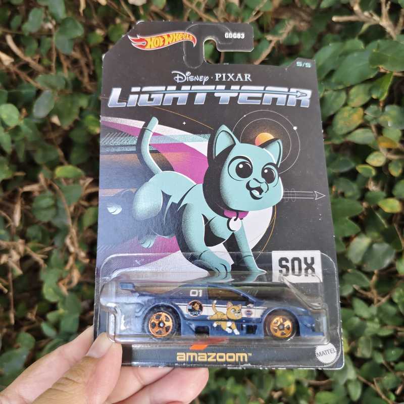 Hot Wheels 2022 Disney Pixar Lightyear Series 5/5 Amazoom Blue Sox Walmart  Exclusive