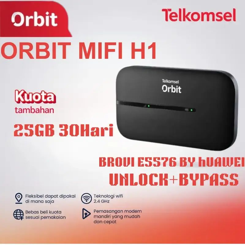 Daftar Harga HUAWEI Orbit Telkomsel Mifi H1 🔥 Original & Spesifikasi ...