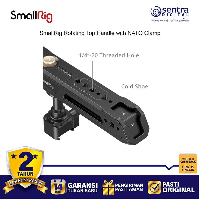 Small Rig Top Handle Jual Smallrig Rotating Top Handle With Nato Clamp For Camera - 4152 Di ...