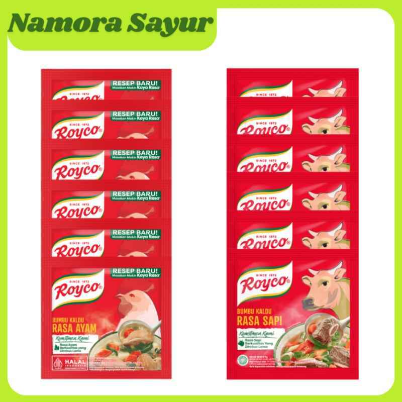 Jual Royco Mix 1 Renceng [ Ras Ayam 6 Pcs + Rasa Sapi 6 Pcs] Di Seller ...