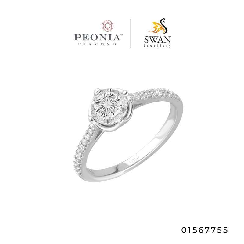 Cincin Berlian Peonia CT Serfitikat GIA FLR1441635 Peonia Diamond By  Swan Jewellery
