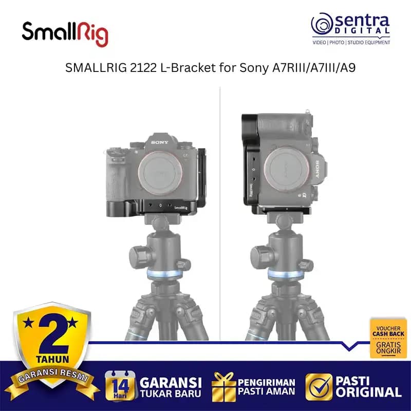 Jual Smallrig 2122 L-bracket Sony A7riii/a7iii/a9 – Kompatibel