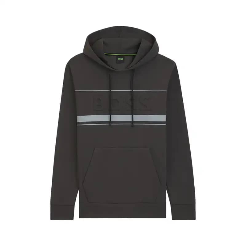 Jual Hugo Boss Soody Zone Hoodie Dark Grey Grey L Di Seller