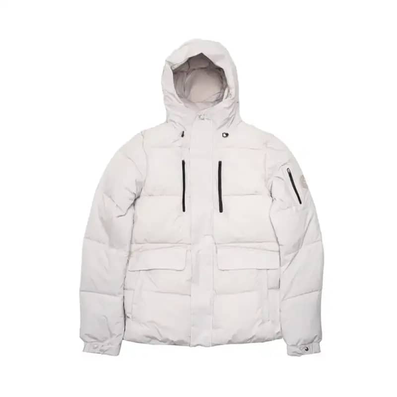 Promo Jaket Winter Save The Duck Alter Hooded Jacket Fog Grey