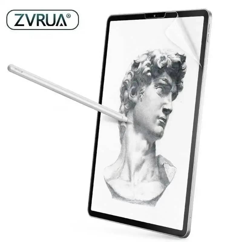 ZVRUA Anti Glare Matte Screen Protector for iPad Pro 11 Inch with Paper-Like Drawing Feel and Optimal Protection, Perfect for Artists and Designers