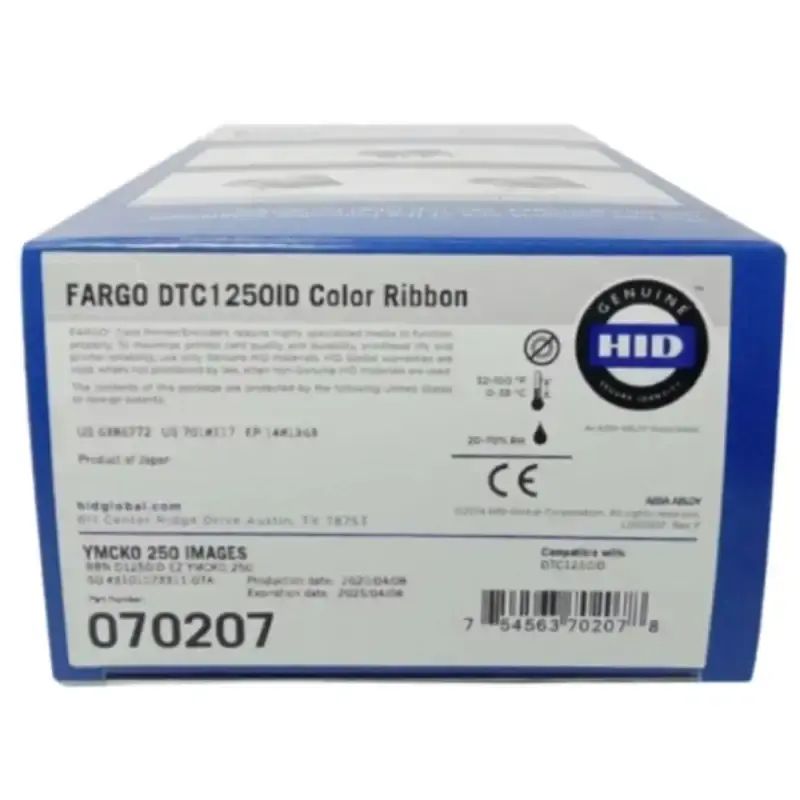 ABU 5500 -Ｃ3 Promo Fargo Dtc1250id Ribbon Color Ymcko Warna 1250id Dtc 1250 ID