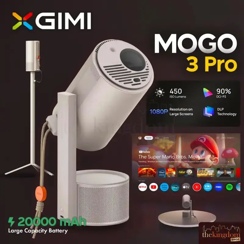 Jual Xgimi Mogo 3 Pro Projector With Powerbase Stand Portable