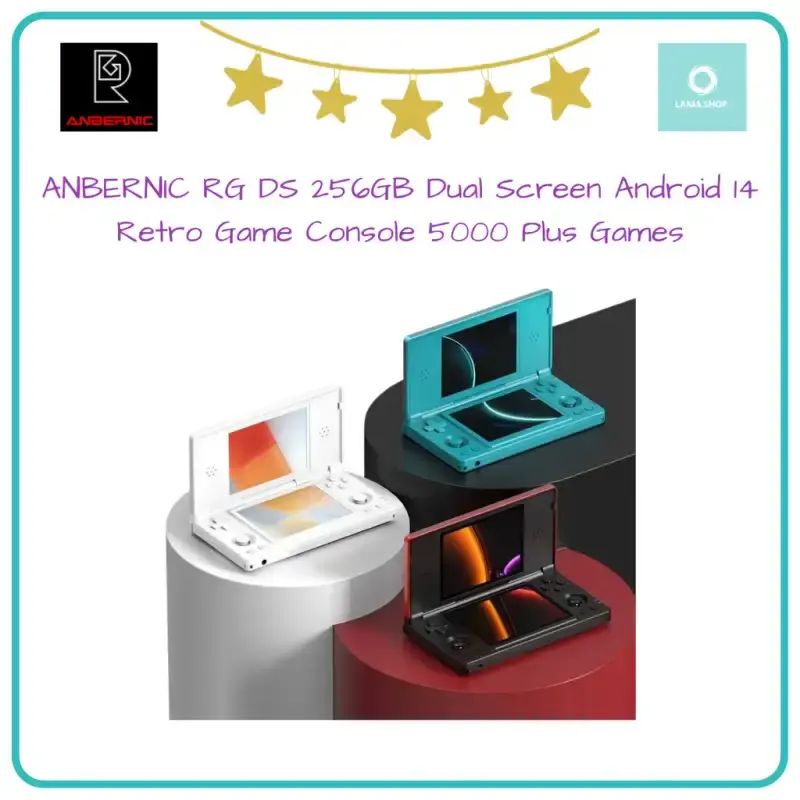 Jual Anbernic Rg Ds 256gb Dual Screen Android 14 Handheld Retro Game ...