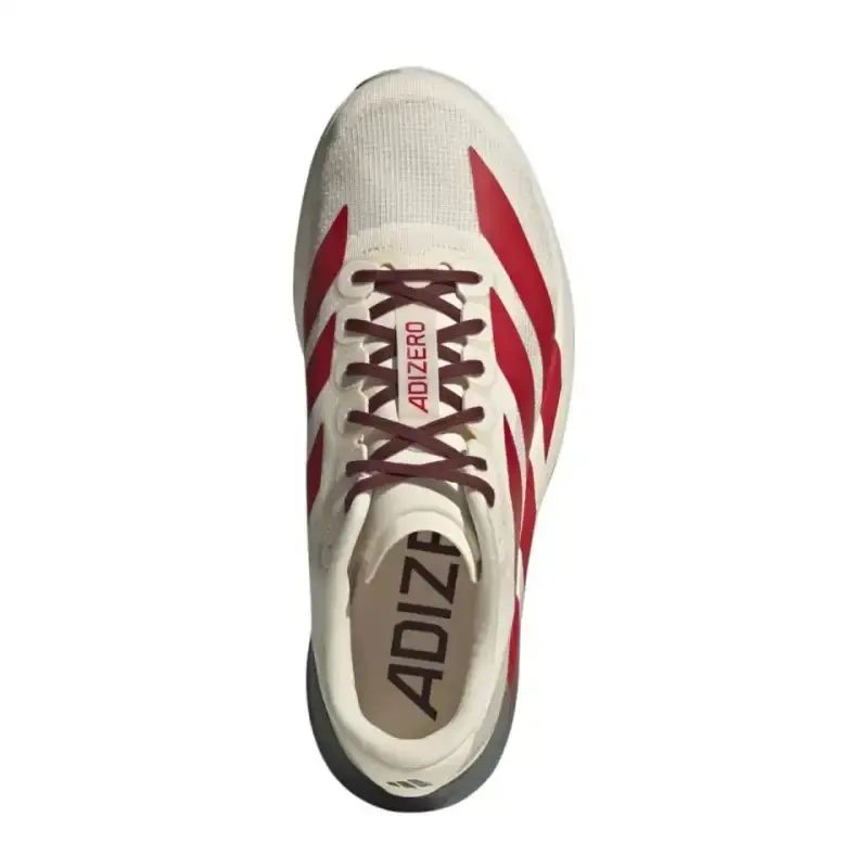 Promo Sepatu Lari Pria adidas Adizero Evo Sl White Better Scarlet